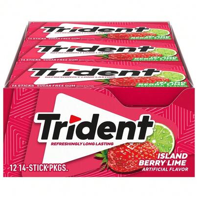  Trident Watermelon Twist Sugar Free Gum, 12 Packs Of 14 Pieces (168 Total Pieces)