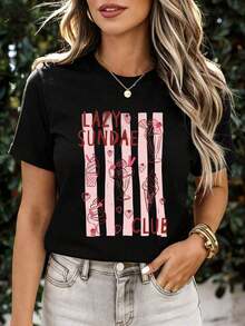 Camiseta Casual para Mujer, Blanca, con Estampado de Helado Sundae Club, Top de Verano para Uso Diario y Atuendos de Vacaciones camiseta estilo y2k mujer camisetas elegantes dama - Estilo - Ver 7
