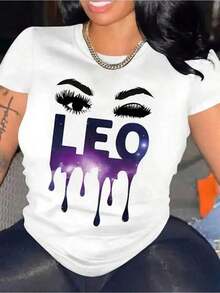 2026VaVaLuxe Camiseta Casual Estampada de Manga Corta para Mujer, Camisetas Gráficas de Primavera Verano, Tops Frescos de Verano para Mujer, Ropa Fresca de Verano para Mujer - Blanco 13 - Ver 5