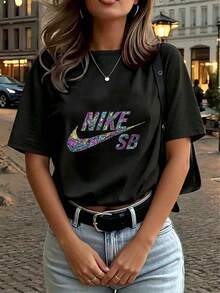 Women T-Shirts - Black - View 4