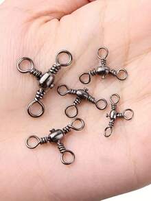 30 chiếc/túi Khóa xoay câu cá 3 chiều, Khóa xoay hình chữ T bền chắc, Đầu nối câu cá - Nhiều màu - Xem 5