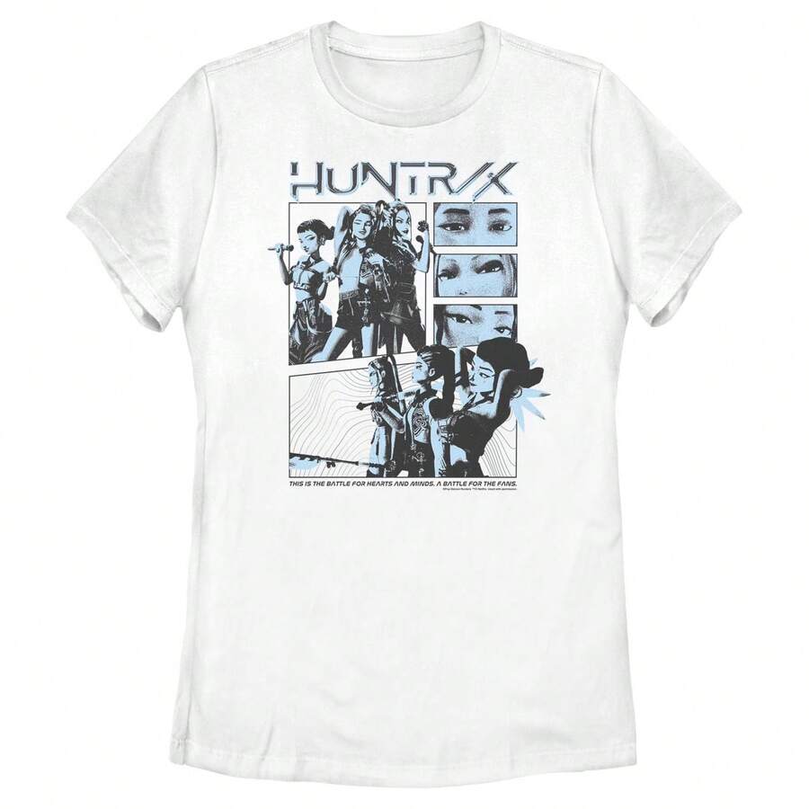 Women's T-Shirt: A Battle For The Fans 220g Essential Unisex Cotton T-Shirt, 220g Of Unique Softness. Designed To Fit Everyone, Men And Women Alike. Durable, High-Quality Fabric, Ready For Any Cut, Delicate To The Touch But Built To Last. Lightweight Tops For Women, Perfect For Fall Outfits, Vacation Wear, Or New Year's Costumes. - 白色 - 查看 1