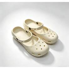 Ballett-Clogs, EVA, bequem, leicht, rutschfest, Gartenschuhe, Strandschuhe - Khaki - Übersicht 1