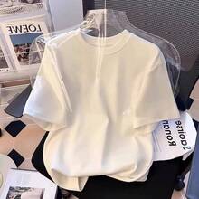 Camiseta con estampado de camisa casual para mujer, manga corta y cuello redondo, moda urbana local de primavera/verano camiseta unisex. OMSJ - Burdeos - Ver 9