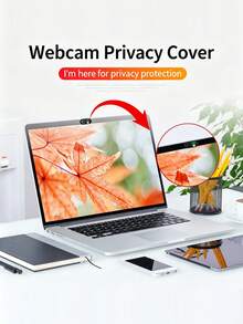 3 piezas Cubierta de privacidad deslizante para cámara web de planta linda - Adecuada para cámara de portátil/teléfono/tableta Accesorio de protección de cámara web ultra delgado Cubierta deslizante de cámara anti-hacker - Multicolor - Ver 4