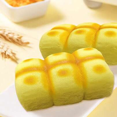  Đồ chơi bơm hơi hình bánh mì lớn Needoh Schylling giúp phục hồi chậm cơ bụng - Thiết bị giảm căng thẳng và đàn hồi, mô phỏng bánh mì, giúp thư giãn cơ bụng.