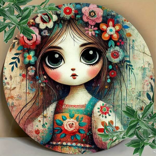 Russian Matryoshka Metal Wall Art - UV-Resistant Durable Sign, Suitable For Home, Bar, Cafe, Garage Decoration - Easy To Hang, Scratch-Resistant And Fire-Resistant