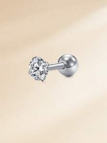 CIZME Earrings Studs Stainless Steel Studs For Ears, 3-5mm Cubic Zirconia, Stylish Jewelry For Women Men - Silver Gold Ear Piercing Jewelry - Ball Type - View 9