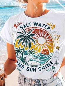 Camisa de Agua Salada y Sol, Camisa de Verano, Camisa Retro de Playa, Camisa Tropical, Camisa de Conchas Marinas, Camisa de Sol, Camisa para Viaje de Verano 
 
 
            Analyze Listing2026 Conjuntos de Verano para Mujer, Ropa de Vacaciones para Mujer, Ropa de Playa para Mujer, Ropa para Conciertos Country, Ropa para Conciertos, Ropa Casual de Negocios para Mujer, Estilo Urbano Vintage Unisex, Camiseta de Manga Corta de Algodón Suelto con Cuello Redondo, 100% Algodón - Blanco - Ver 7