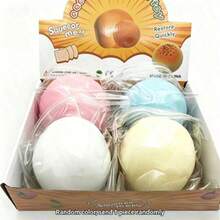 Extra Large Fluffy Cheese Mochi Squishy Toy, Super Soft Slow Rebound, Sensory Stress Relief, Creamy Flowing Texture Soft Squeeze Decoration, Popular Aesthetic Relaxation Tool, Portable Hand Therapy For Daily, Office Relaxation - Party favors. - 查看 6