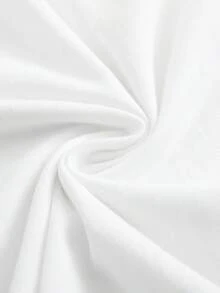 Camiseta Blanca para Mujer con Diseño de Conejo Bordado - Suave, Cómoda, Lavable a Máquina, Cuello Redondo, Manga Corta, Top Casual para Vestimenta Informal - Blanco - Ver 6
