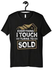 Funny Real Estate Agent Shirt, Realtor T-Shirt, Funny Realtors Gift, Hoodie, Long Sleeve, Sweatshirt, Tank Top - 黑色 - 查看 1