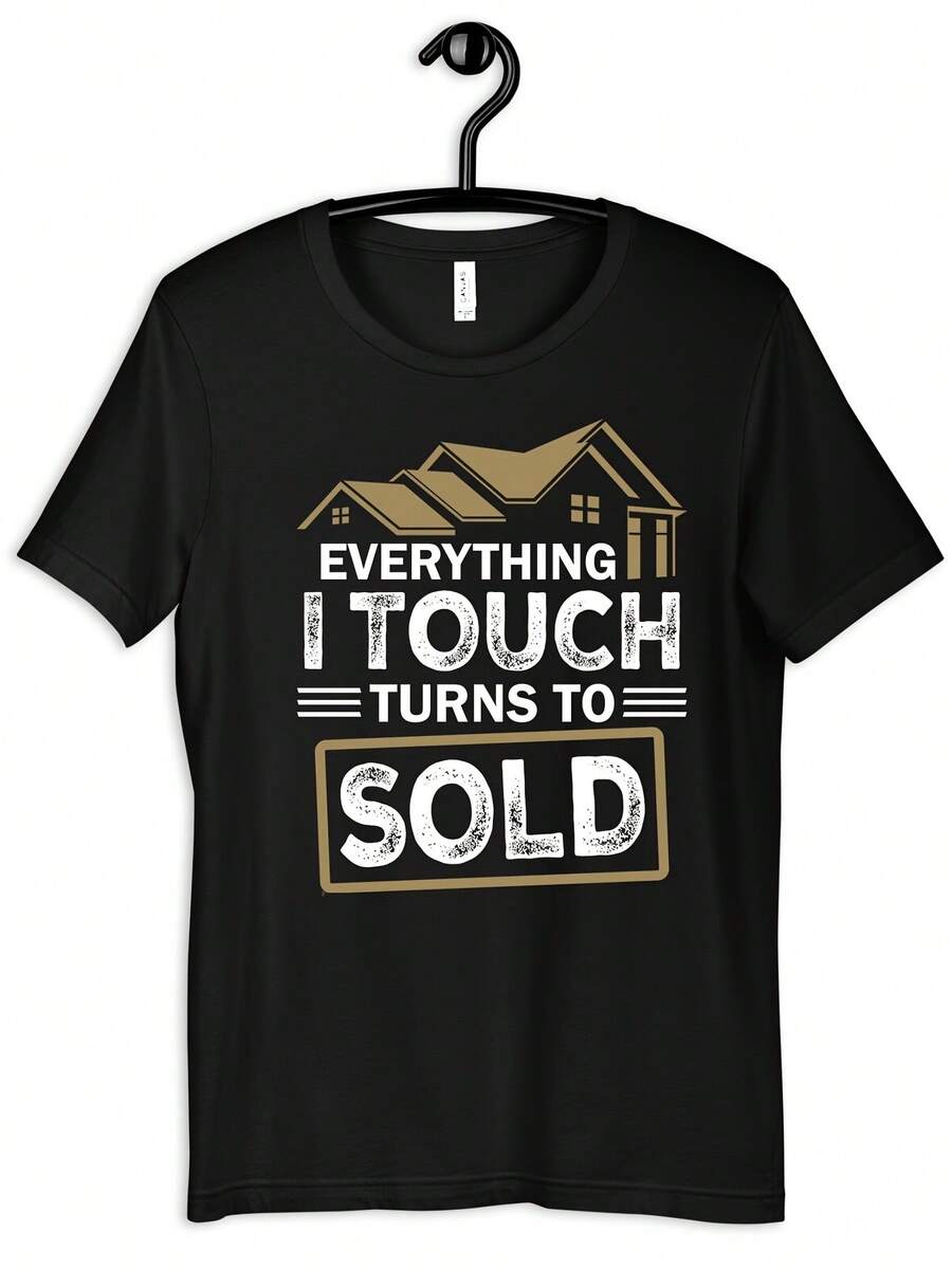 Funny Real Estate Agent Shirt, Realtor T-Shirt, Funny Realtors Gift, Hoodie, Long Sleeve, Sweatshirt, Tank Top - 黑色 - 查看 1