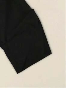2 piezas Conjunto de camiseta y pantalones a rayas casuales para mujer - Multicolor - Ver 7