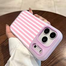 Funda para Teléfono - Funda para Teléfono Compatible con  17 15 15 Plus 15 Pro 16 16 Plus 16 Pro 16e 16 Pro 17 Pro 17 Air 17 ProMax 14, Antigolpes, Tacto Suave, Multicolor, Magnética, Regalo de Cumpleaños, Patrón de Rayas Rosadas.Adecuado para varios modelos de  17, 16, 15, 14, 13, 12, 11, Plus, Air, Pro Max - Gris - Ver 10