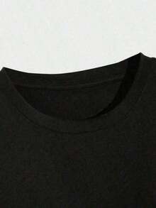T-shirts pour hommes, vêtements d'été pour hommes, cadeau pour la fête des pères. - Noir - Voir 3
