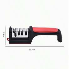 1pc 4-Stage High Speed Knife Sharpener, Can Sharpen Blades, Scissors, Thread Cutters, Multi-Functional High Speed Sharpening Tool With Non-Slip Base, For Knives, Scissors, Thread Cutters - Multicolor - View 12