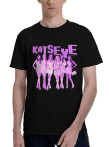 Camiseta unisex de manga corta, KATSEYERosaRetroGrupoGráficoCamisetaHombres&MujeresInformalK-PopRopa urbanaTeetopsdemujer, MichaelJacksonGráficoCamisetaDulceDiseño,VeranoInformalDesgaste, CalienteClimaWear,camisetasparamujer,camisetasparahombre,playerasdehombre,,y2k,spiderman,regalosparaEsonovio,RetroVintage,playerasdehombregimnasio, spiderman, FIFACampeonato Mundial2026Camiseta,,regalosparaEsonovio, - Negro - Ver 6