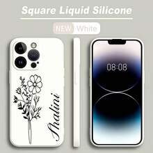 1 chiếc ốp lưng điện thoại TPU màu hồng chống sốc tùy chỉnh, tương thích với Apple 16 15 14 13 12 11 Plus Pro Max Pro, Galaxy S25, Galaxy S24 Plus, Galaxy S23 FE, Galaxy S22 Ultra Series. Thích hợp làm quà tặng Lễ Tạ ơn, Halloween, Giáng sinh, Sinh nhật, Đám cưới hoặc các dịp lễ khác cho gia đình, bạn bè, người yêu. - trắng - Xem 3