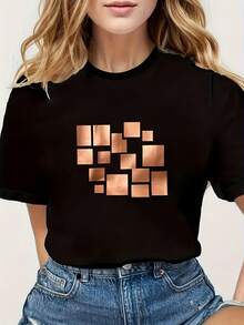 Women T-Shirts - Black - View 7