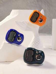 Mini Electronic Digital Ring Tally Counter, One-Click Reset Design, Silent Operation, Precise Counting Tool Designed For Chanting, Exercise Tracking, Inventory Checking, Class Attendance, Exhibition Traffic Statistics - Multicolor - View 6