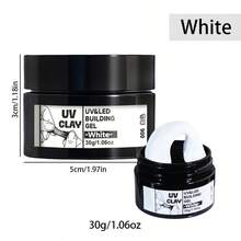 Multi-Color 3D Resin UV Clay, Suitable For 3D Carving Extension Art Hard Gel, Perfect For Simple Handmade Craft Modeling UV Home DIY - 30g - View 15