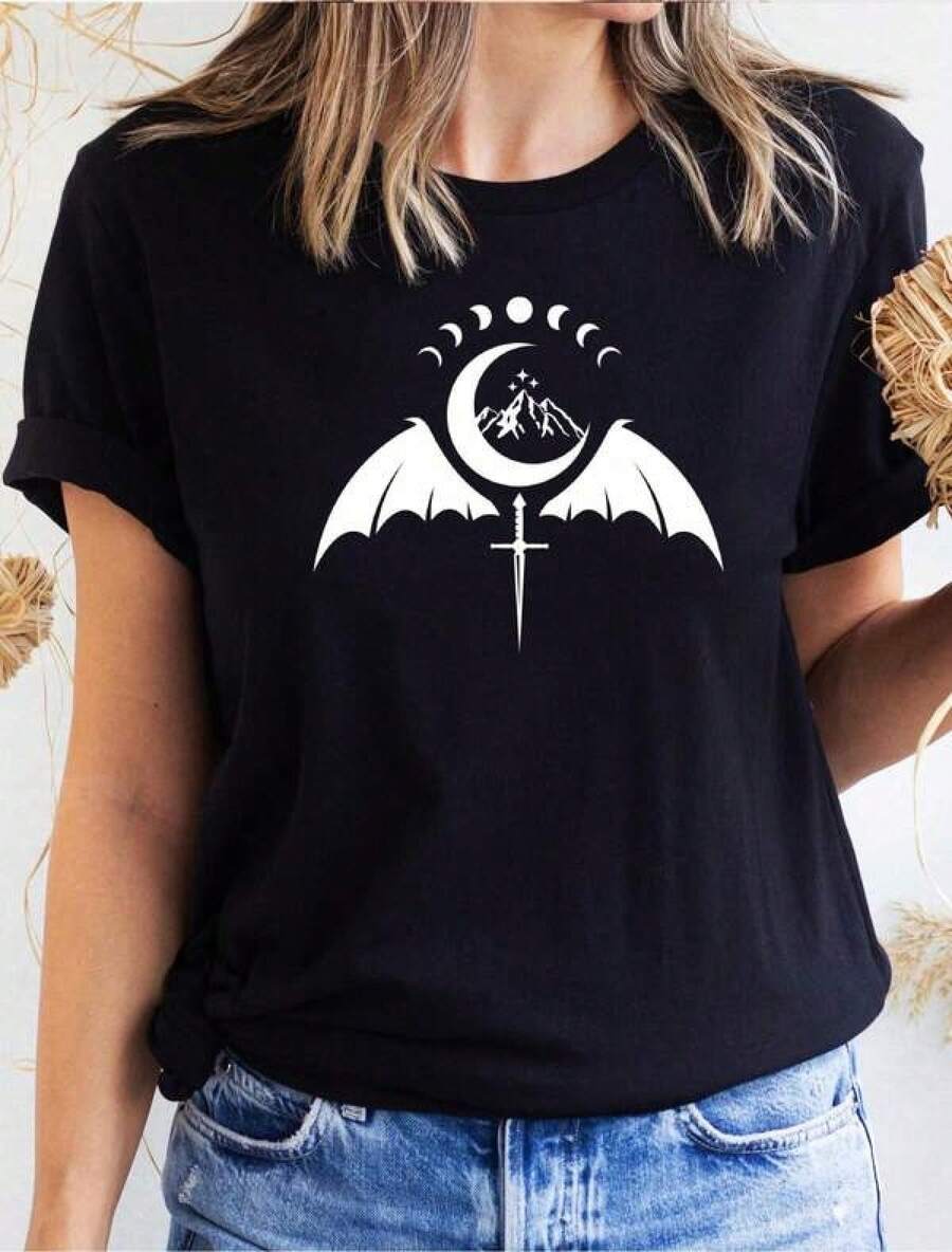 Women T-Shirts - Black - View 1