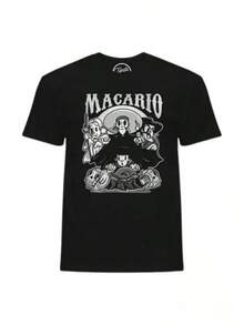 Camiseta Macario 1Abrir en una nueva pestaña. - Negro - Ver 5