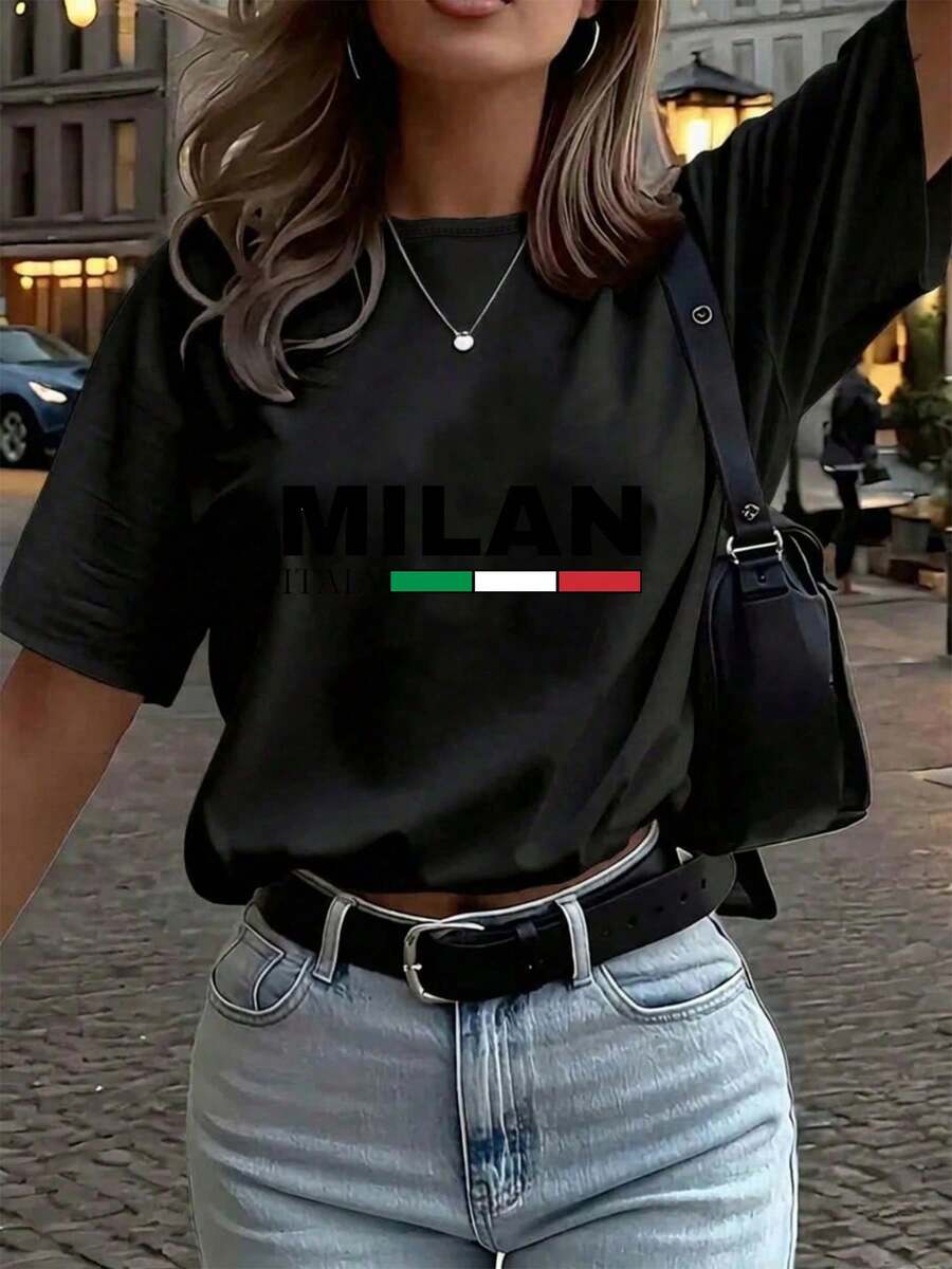 Women T-Shirts - Black - View 1