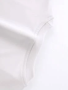 -shirt à manches courtes pour homme, coupe ample, idéal pour l'éé, imprimé recette de cocktail GIN & TONIC, style sportif décontracté, coupe moderne et ample, col rond polyvalent - Blanc - Voir 3