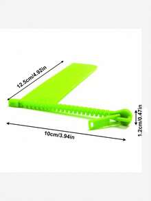 1pc/3pcs Creative Zipper Shaped Bookmarks, Reading Note Markers, Random Colors - Zipper Bookmark - View 2