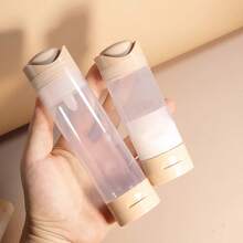 2.71盎司與1.69盎司可重複填充容器，乳霜乳液分裝，擠壓式液體，方便旅行 - 查看 5