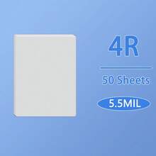 50 Sheets 5.5 Mil A4/2R/3R/4R/5R Thermal Laminating Pouches PET Material For Photos/Documents/Cards/Pictures/Menus Thermal Laminating Protective Film - 50 Sheets - View 11