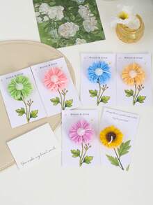 Each Set Contains 2 Items. The Set Includes A Small Daisy Scented Candle And A Card. This Is A Scented Candle And Card Set, Suitable For Home Decoration, Valentine's Day Gifts, And As A Gift For Friends - Daisy Scented Candle Flower Card - View 8