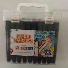 Marker Pen Set, Student Watercolor Pens, Painting & Graffiti Pens, Alcohol-Based Dual-Tip Boxed Markers, Dual-Tip PVC Handbag Boxed, Water-Based Ink Brush Pens - Sets - View 14