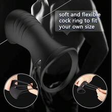 Silicone Cockring Flexible Cock Ring Penis Rings 3.2 Inch Penisring Cockrings Sex Toys For Men Penises Training - Một cỡ - Xem 4