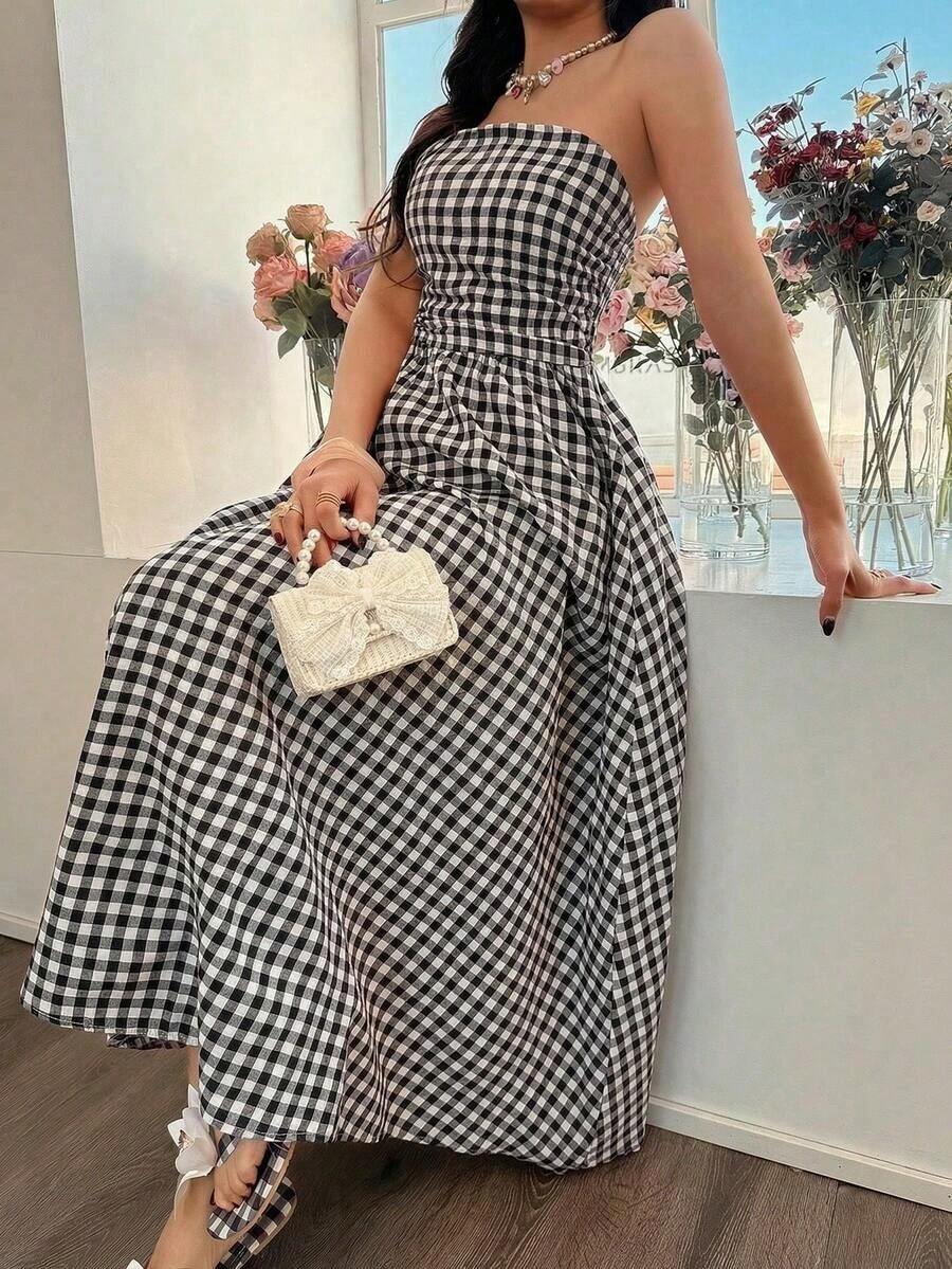 Women Midi Dresses - 白色的 - 查看 1