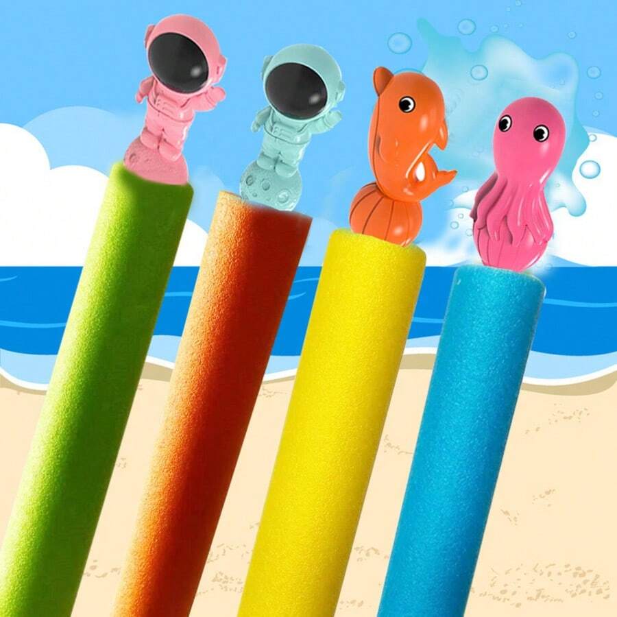 Straight Foam Water Gun, Summer Beach Water Play, Pull-Out High Pressure Water Blaster, Party Toy For Boys And Girls, Surprise Gift, Birthday Gift, Christmas Gift, Perfect Present