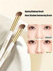 1 chiếc dụng cụ trang điểm mũi cao cấp, màu trơn, chất liệu sợi tổng hợp mềm mại, dày dặn, không rụng lông, cán kim loại màu trắng sáng, tay cầm dài, mịn màng, giúp tạo khối, đánh highlight, định hình sống mũi chính xác, phù hợp cho người mới bắt đầu và chuyên nghiệp, thích hợp cho trang điểm hàng ngày trong mọi mùa. - Nhiều màu - Xem 7