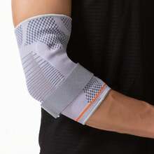 1pc,3D Woven Silicone Compression Elbow Brace, Adjustable Support Relief Sleeve For Tennis Basketball, Sports Strain & Elbow Injury Protection - Multicolor - View 9