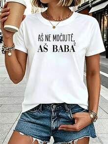 Camiseta de algodón% modelo 2026, tela de alta calidad y peso pesado, diseño de nicho moderno para el verano, camiseta básica sencilla y versátil para el día a día, efecto adelgazante, transpirable y cómoda, adecuada para todos, versátil con cuello redondo y manga corta. - Blanco - Ver 7