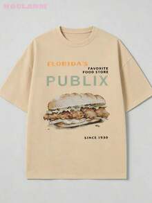 Camiseta Casual de Manga Corta Estampada para Vacaciones de Verano para MujerAlgodónCamisetasCómodoPublixCamisas,PublixSubRetroEstiloCamisetasAImprescindibleParaPublixSubAficionadosDe FloridaLa mayoríaPopularTienda de comestiblesTiendasFloridaSupermercadosMujeresTopsYCamisetasRopa urbanaCamisetasY2KEstilo,VeranoCamisetas - Albaricoque - Ver 2