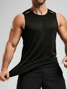 3pcs/Set Men's Summer Sports Short Sleeve Elastic T-Shirts, Multi-Color Options, Suitable For Fitness, Running, Training Black - Black - View 2