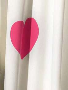 Falda evasé de cintura alta con estampado blanco que estiliza la figura - Rosa - Ver 3