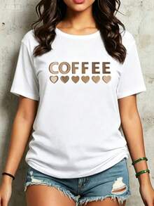 Camisetas estampadas de cuello redondo para verano (los pantalones son solo sugerencias de estilo) son holgadas y no realzan la figura, y el tejido es delgado y no abulta. Confeccionado con telas suaves, transpirables y amigables con la piel, ofrece comodidad en la parte superior del cuerpo y evita la sensación de sudoración, con un diseño de estampado clásico y sencillo, adecuado para el uso diario, ir de compras y para el tiempo libre, con los mismos modelos básicos y versátiles para hombres y mujeres, muy adecuado para ocasiones como el Día del Trabajo y el Día de la Independencia de México, y fácil de usar durante todo el año. - Blanco - Ver 7
