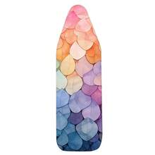 1pc Ironing Board Replaceable Fabric Cover , Print Polyester Household Ironing Table Cloth Ironing Board Cover - Multicolor - View 12