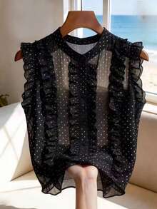 Women Blouses & Shirts - Black - View 5