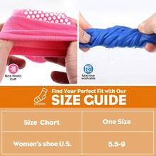 10Pairs Grip Socks For Women& Men- Non Slip Pilates Yoga Socks With Grippers Hospital Slipper Socks For Barre Elderly - Black - View 11