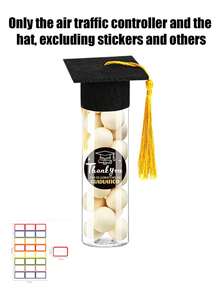 Graduation Party Candy Tube Decorations, With Graduation Cap And Tassel, Transparent Plastic Container Suitable For Graduation Party Favors, Party Decorations, Gift Giving, Also Suitable For Gift Boxes, Candy Packaging, Back To School Season And Teacher's Day Gift Boxes - One Size Fits All - View 11