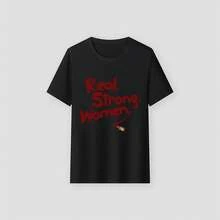 Retro For Daily Wear Casual Loose Top Fashionable Tee Casual Everyday FashionT-Shirt Cotton Casual Clothing - 黑色 - 查看 10